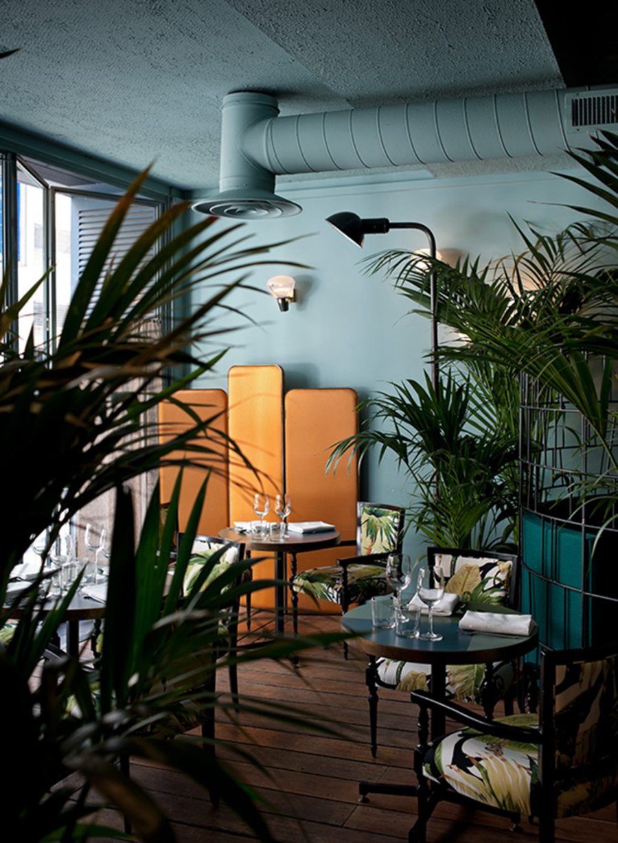 Hospitality Projects from Dimorestudio, caffe burlot Paris, modern interior, biophilic design