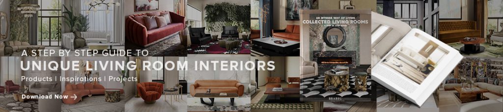 Banner of a step by step guide to unique living room interiors: produts, inspiration and projects.